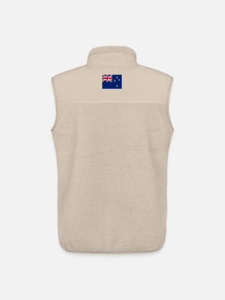 Flagge von Neuseeland - Unisex Sherpaweste von Stanley/Stella - Beige