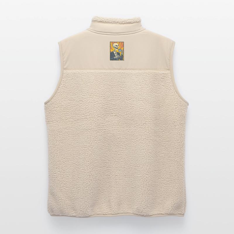 Kaffee oder Grab – was soll’s! Unisex Sherpaweste von Stanley/Stella