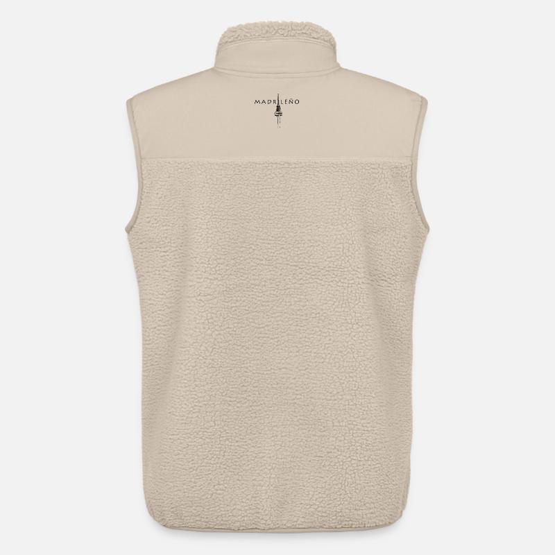 MADRILENIUM - Unisex Sherpaweste von Stanley/Stella - Beige