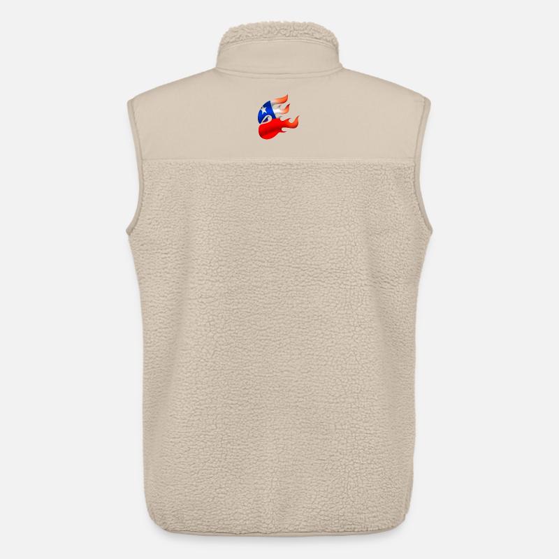 Flagge von Chile - Chile - Ninja - Unisex Sherpaweste von Stanley/Stella - Beige