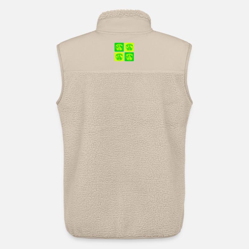 Retro Wählscheiben Telefon - Unisex Sherpaweste von Stanley/Stella - Beige