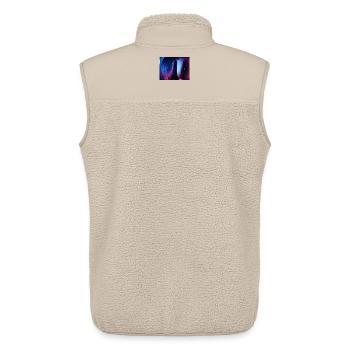 Jasmin Brendel - Unisex Sherpa Gilet by Stanley/Stella - beige - Back - AI Model Male 178 light (178cm)