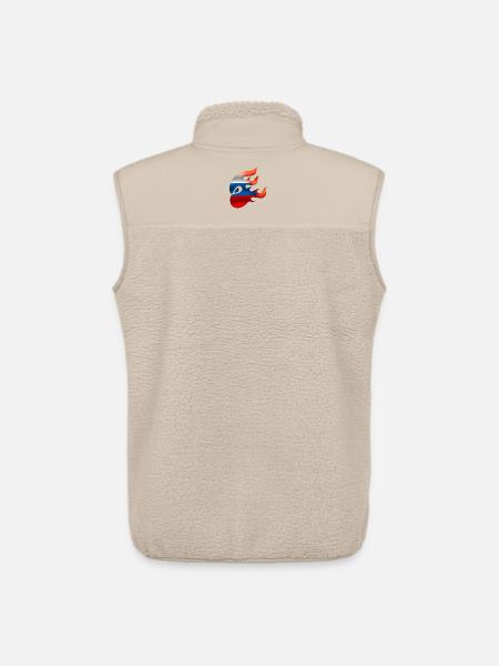 Drapeau de la Russie - Russie - Ninja - Veste sans manches sherpa unisexe Stanley/Stella - beige