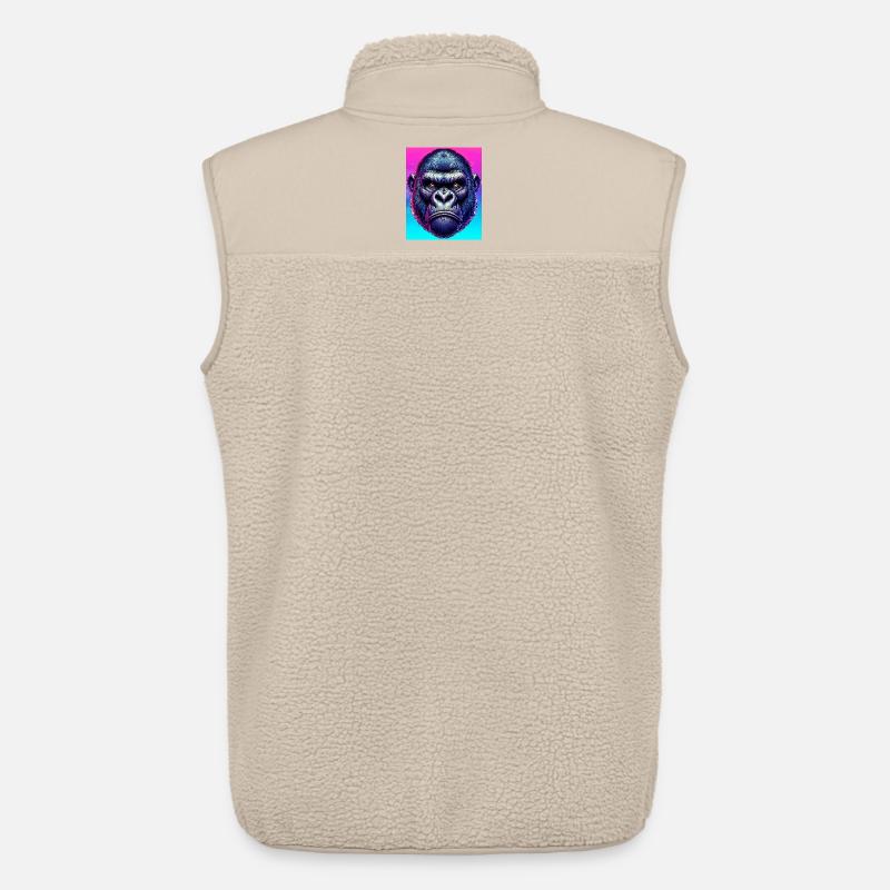 Gorilla - Unisex Sherpaweste von Stanley/Stella - Beige