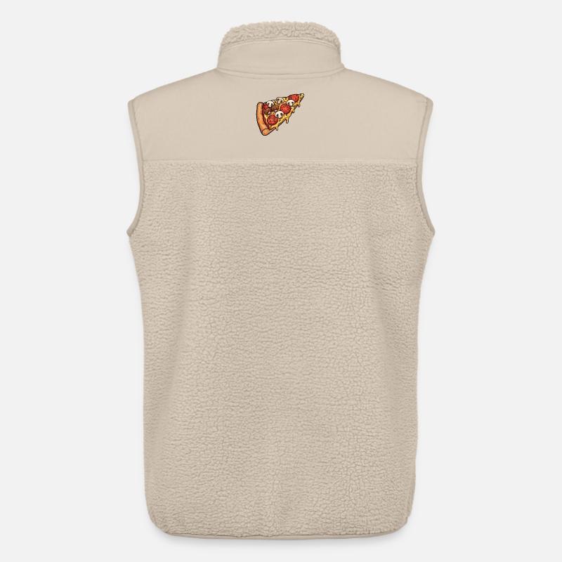 Pizza - Unisex Sherpaweste von Stanley/Stella - Beige