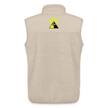 Pyramide Eye - Unisex Sherpaweste von Stanley/Stella - Beige - Hinten - AI Model Male 178 light (178cm)