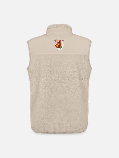 HendlHester Coq au Vin Illustration - Unisex Sherpaweste von Stanley/Stella - Beige