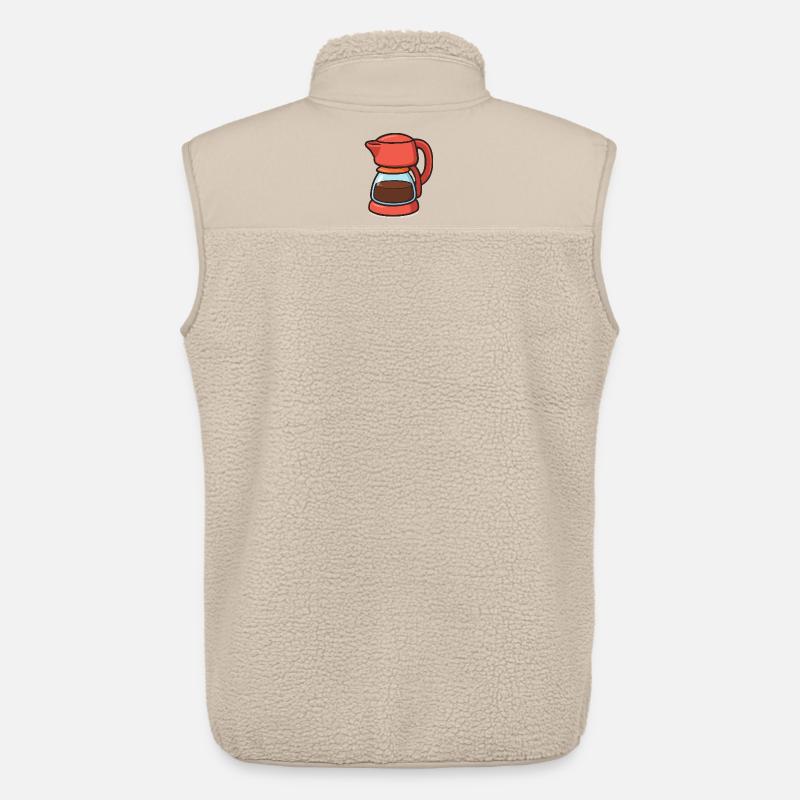 kaffeekanne - Unisex Sherpaweste von Stanley/Stella - Beige