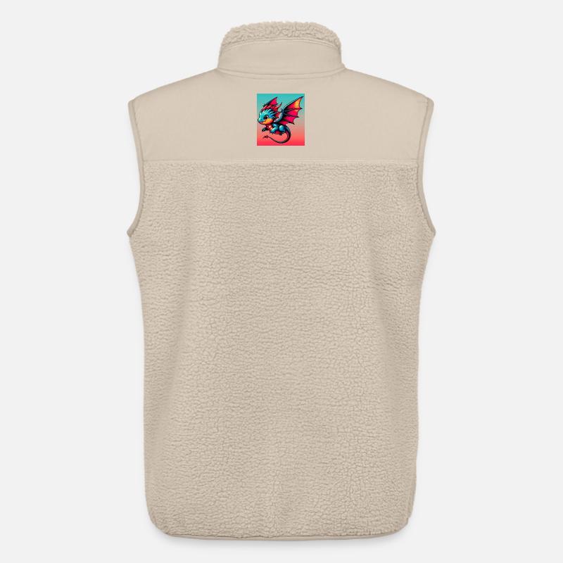 Drago - Gilet sherpa unisex di Stanley/Stella - beige