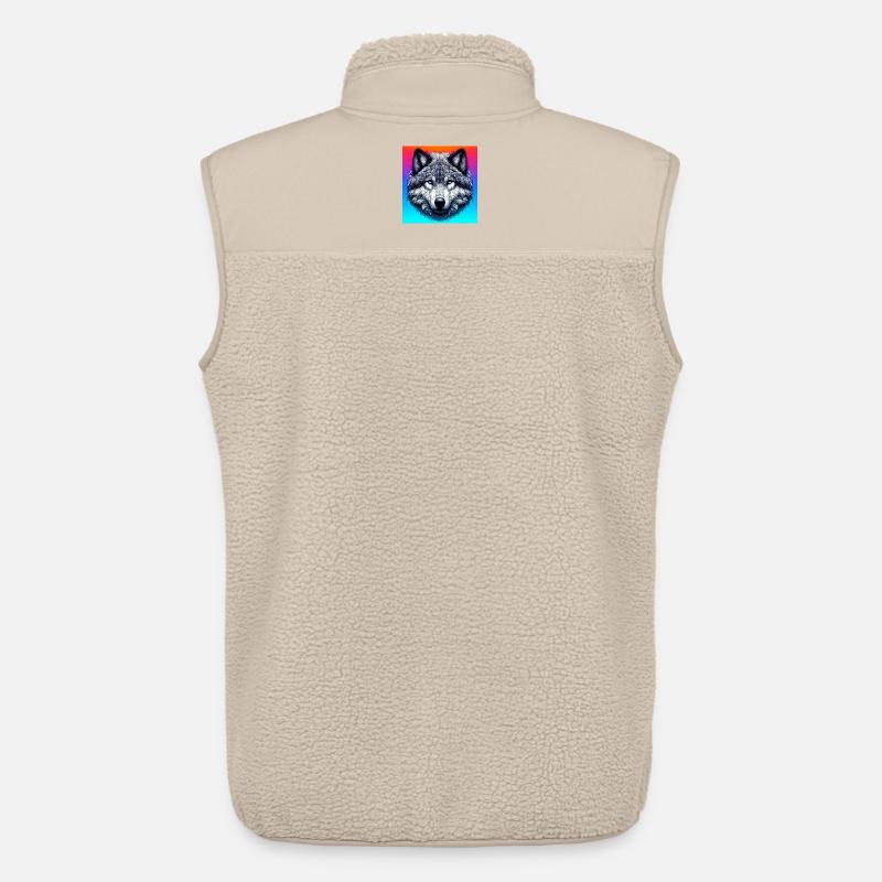 Wolf - Unisex Sherpaweste von Stanley/Stella - Beige