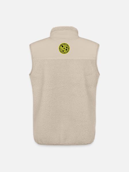 Pizza Symbol Pizzeria - Unisex Sherpa Gilet by Stanley/Stella - beige