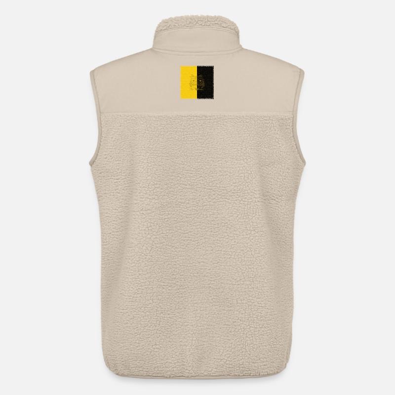 VAMNE Buchstabeneule - Unisex Sherpaweste von Stanley/Stella - Beige