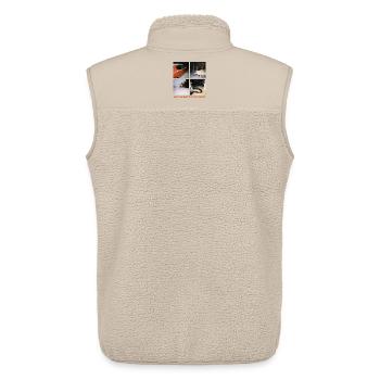 Stille Nächte Weihnachten - Unisex Sherpaweste von Stanley/Stella - Beige - Hinten - AI Model Male 178 light (178cm)