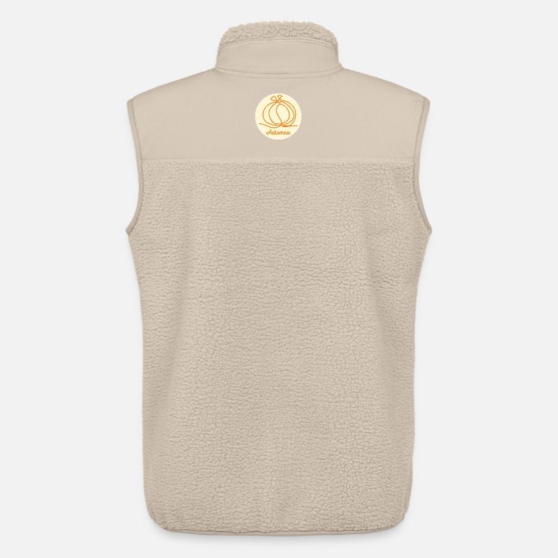 Herbstkürbis - Unisex Sherpaweste von Stanley/Stella - Beige