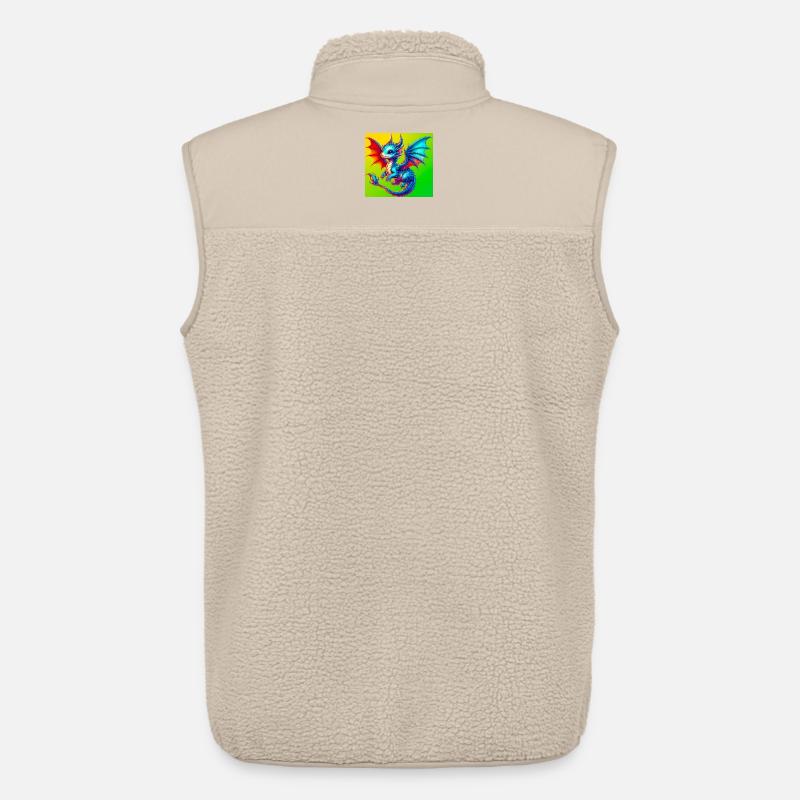 Drache - Unisex Sherpaweste von Stanley/Stella - Beige