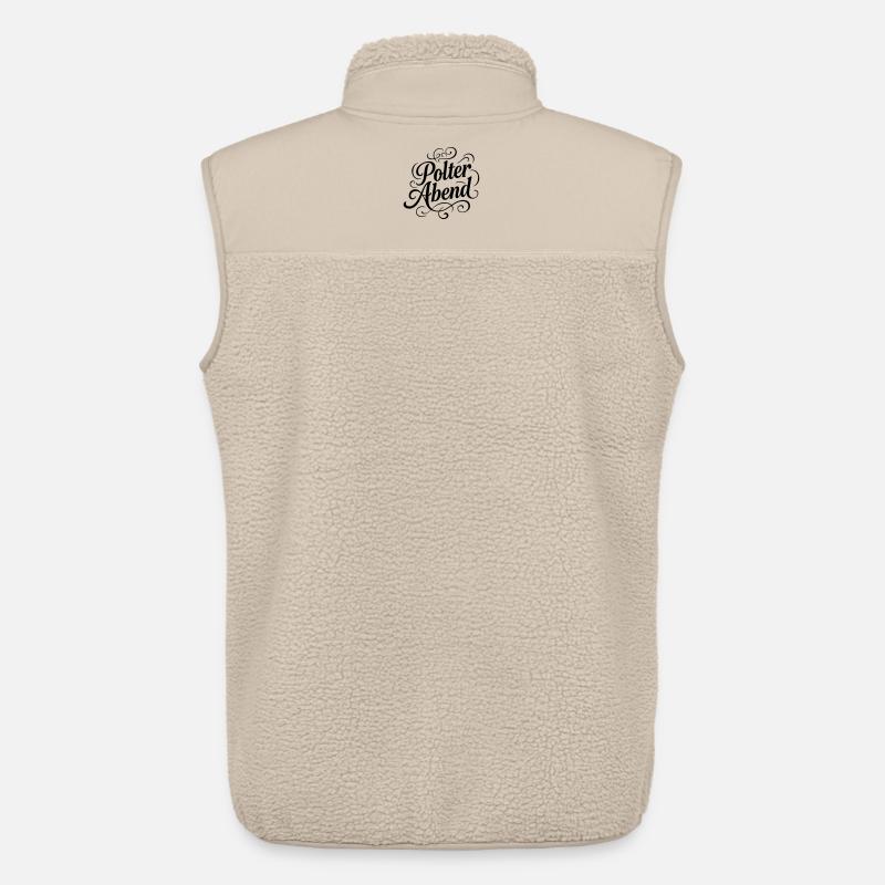 Polterabend Junggesellen - Unisex Sherpaweste von Stanley/Stella - Beige