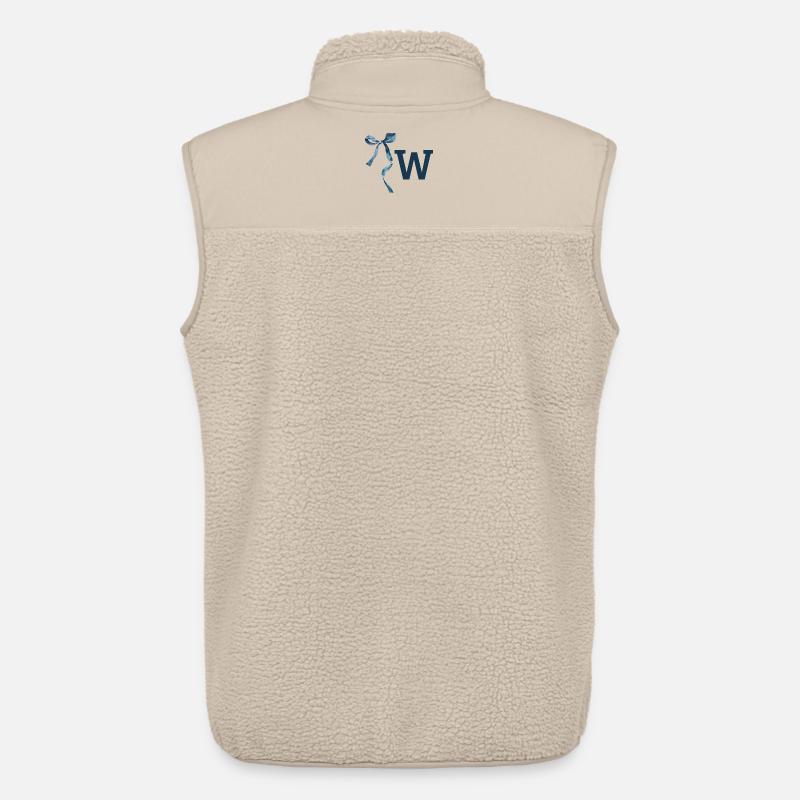 Monogramm mit Geschenkidee - Unisex Sherpaweste von Stanley/Stella - Beige