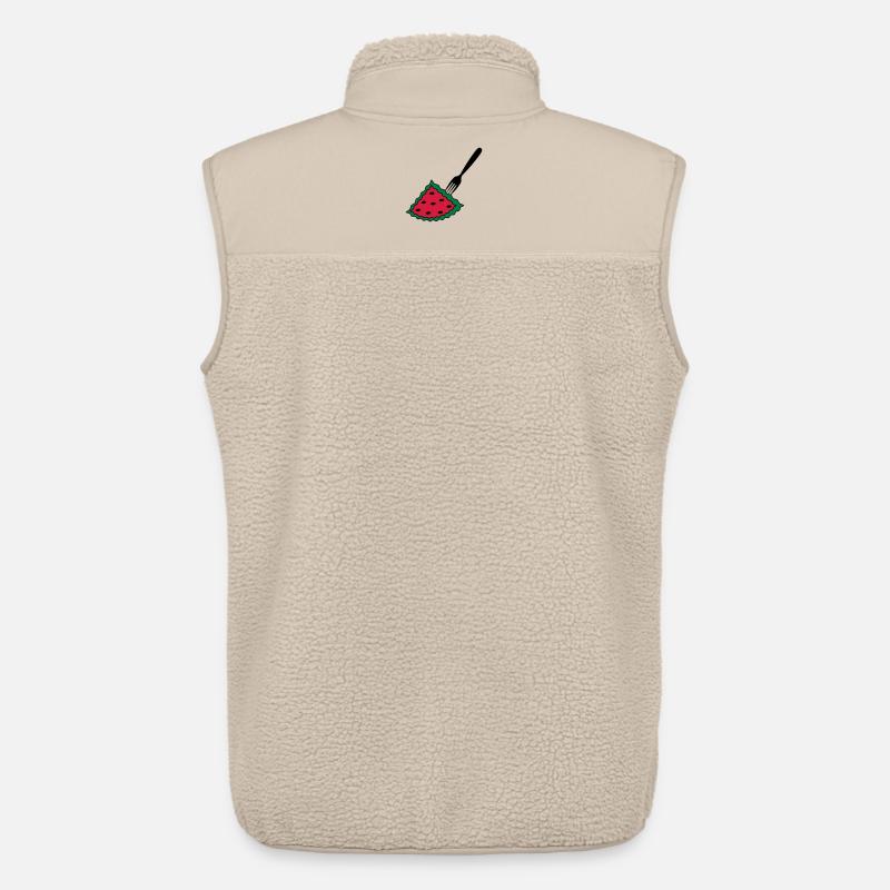 Melone mit Gabel - Unisex Sherpaweste von Stanley/Stella - Beige