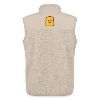 Cute Toast - Unisex Sherpaweste von Stanley/Stella - Beige - Hinten - AI Model Male 178 light (178cm)