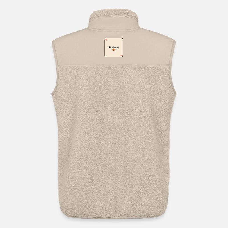 Ich liebe dich Gebäck - Unisex Sherpaweste von Stanley/Stella - Beige