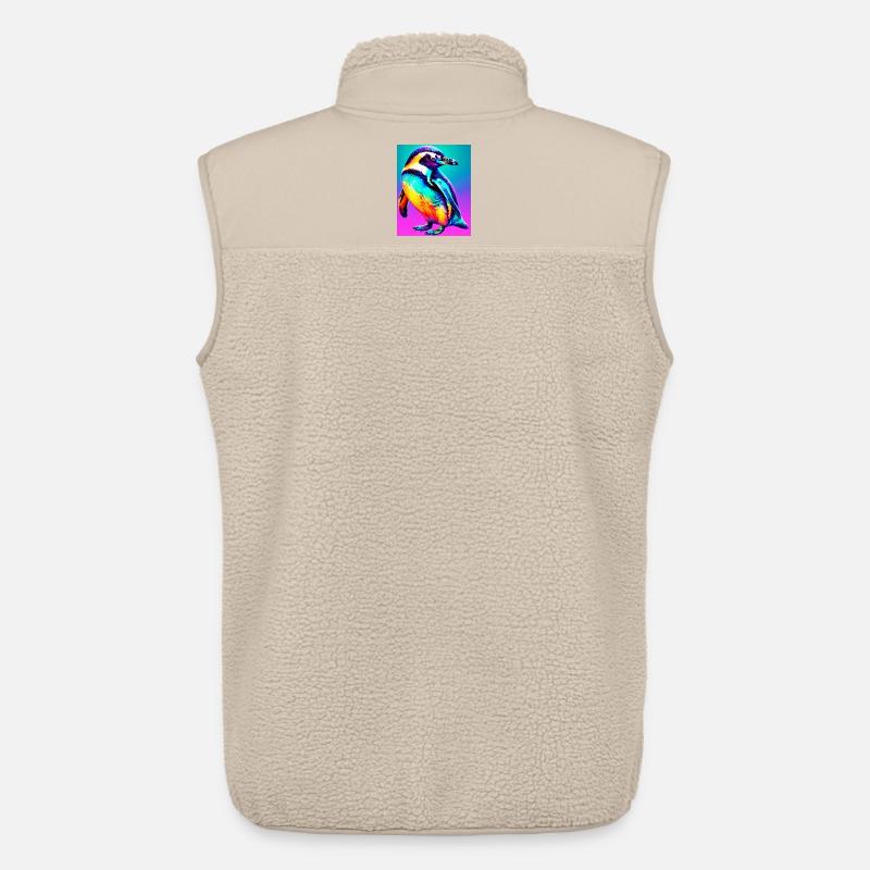 Pinguin - Unisex Sherpaweste von Stanley/Stella - Beige