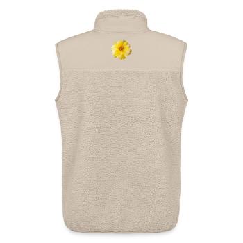 Portulaca - Veste sans manches sherpa unisexe Stanley/Stella - beige - Dos - AI Model Male 178 light (178cm)