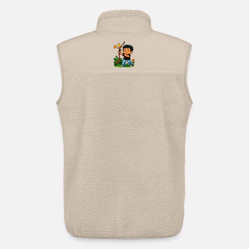 Waldabenteuer Bogenkunst - Unisex Sherpaweste von Stanley/Stella - Beige