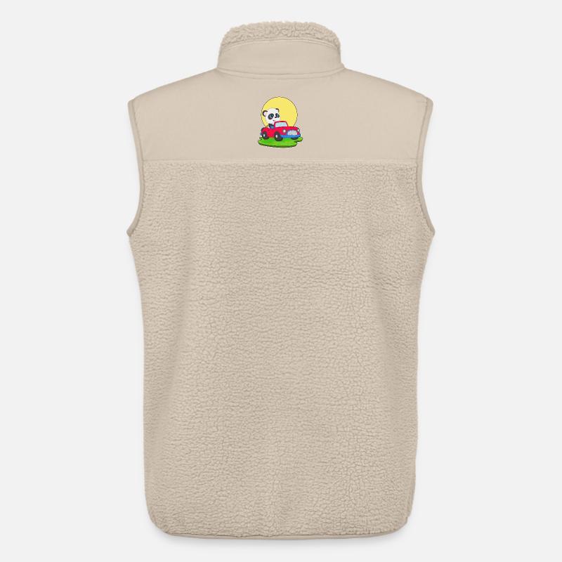 Panda Auto - Unisex Sherpaweste von Stanley/Stella - Beige