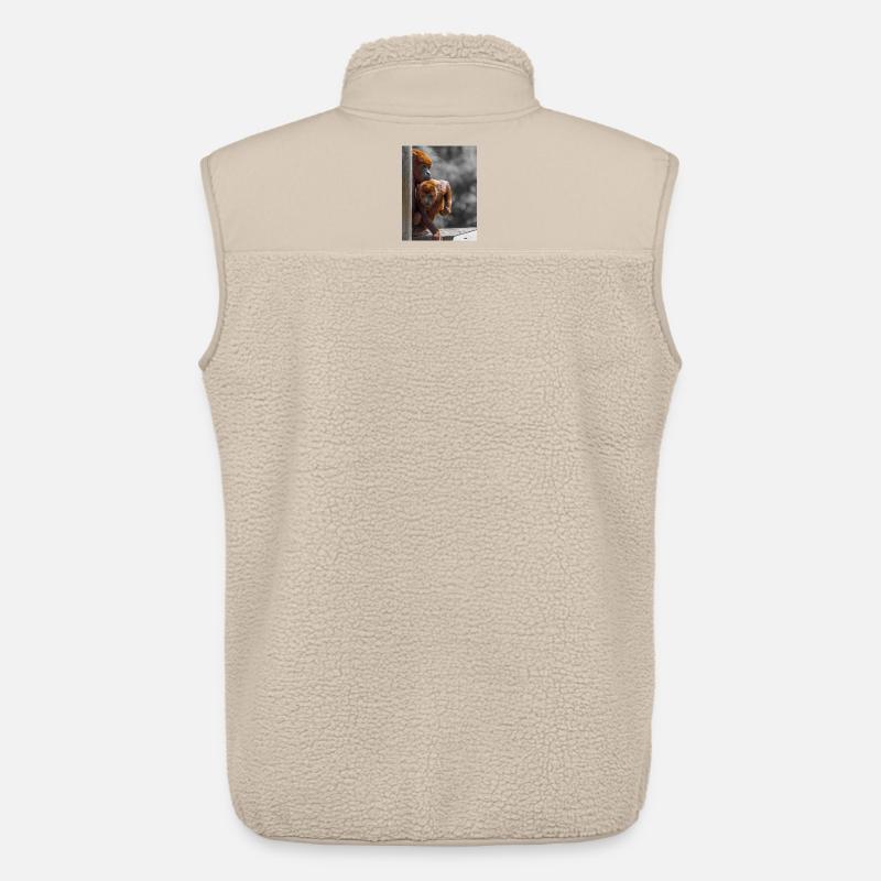 Brüllaffen - Unisex Sherpaweste von Stanley/Stella - Beige