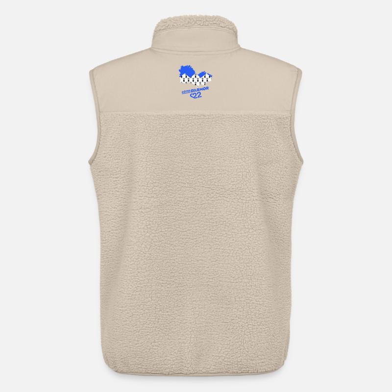 Côtes d'Armor 22 - Unisex Sherpaweste von Stanley/Stella - Beige