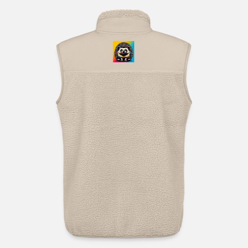 Igel - Unisex Sherpaweste von Stanley/Stella - Beige