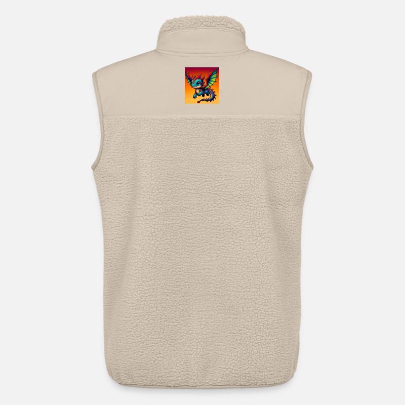 Drache - Unisex Sherpaweste von Stanley/Stella - Beige