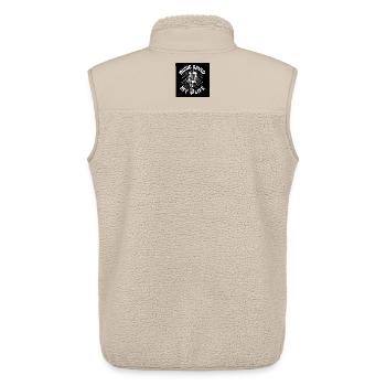 Vintage Retro Music T-Shirt - Unisex Sherpa Gilet by Stanley/Stella - beige - Back - AI Model Male 178 light (178cm)