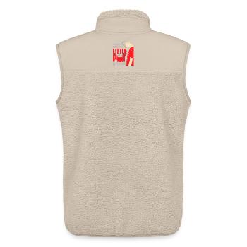 Anime Manga Otaku Smoking Weed Funny 420 - Unisex Sherpa Gilet by Stanley/Stella - beige - Back - AI Model Male 178 light (178cm)