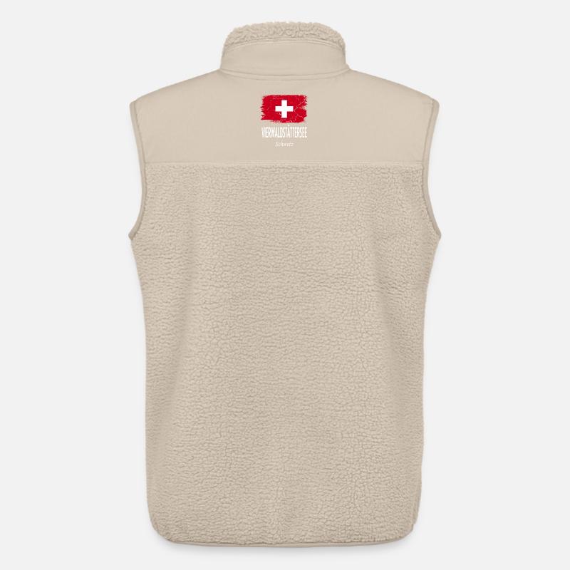 Vierwaldstattersee - Unisex Sherpaweste von Stanley/Stella - Beige