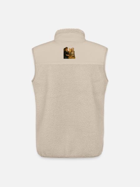 Herzliche Nachbarschaftsszene - Unisex Sherpaweste von Stanley/Stella - Beige