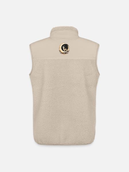 Boho Wolf - Unisex Sherpaweste von Stanley/Stella - Beige