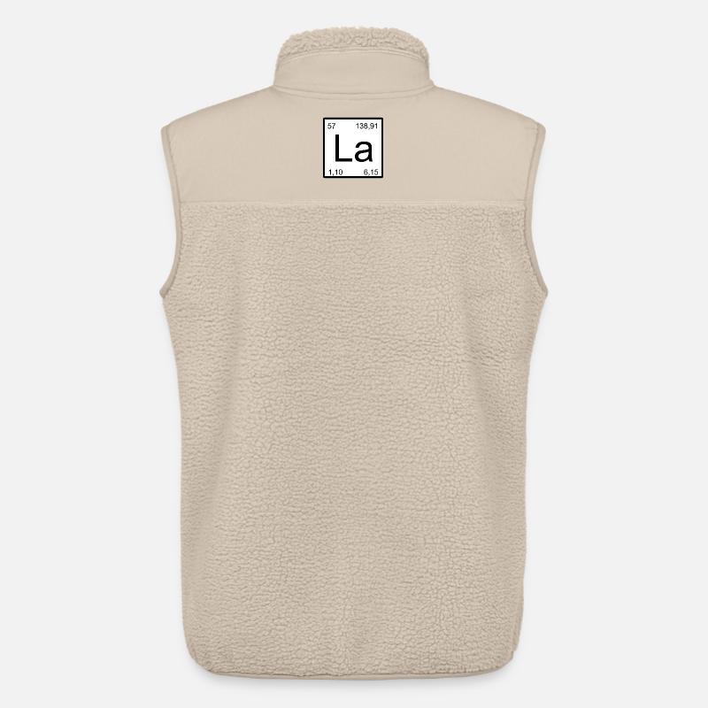 La Element Grafik Lanthanum Stil - Unisex Sherpaweste von Stanley/Stella - Beige