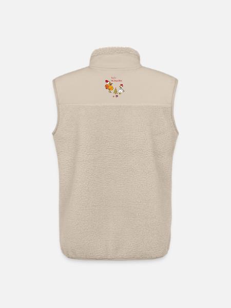 Cool Christmas - Unisex Sherpa Gilet by Stanley/Stella - beige