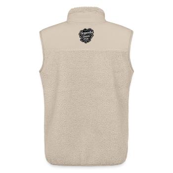 Bachelor Team 2026 Jga - Veste sans manches sherpa unisexe Stanley/Stella - beige - Dos - AI Model Male 178 light (178cm)
