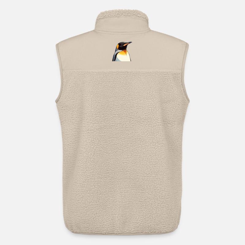 Pinguine Pinguin - Unisex Sherpaweste von Stanley/Stella - Beige