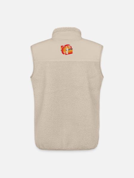 Classic Oldschool Basketball Design Retro - Unisex Sherpa Gilet by Stanley/Stella - beige