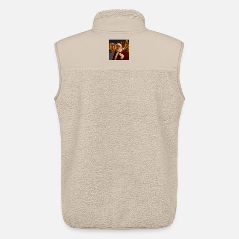 Weihnachtsmann - Unisex Sherpaweste von Stanley/Stella - Beige