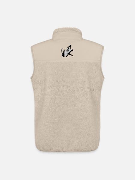 Snowman - Unisex Sherpa Gilet by Stanley/Stella - beige