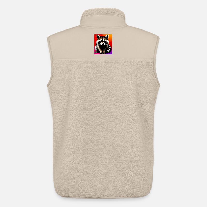 Waschbär - Unisex Sherpaweste von Stanley/Stella - Beige