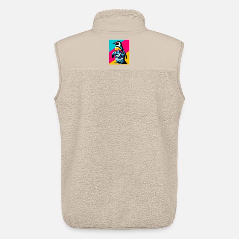 pingouin - Veste sans manches sherpa unisexe Stanley/Stella - beige