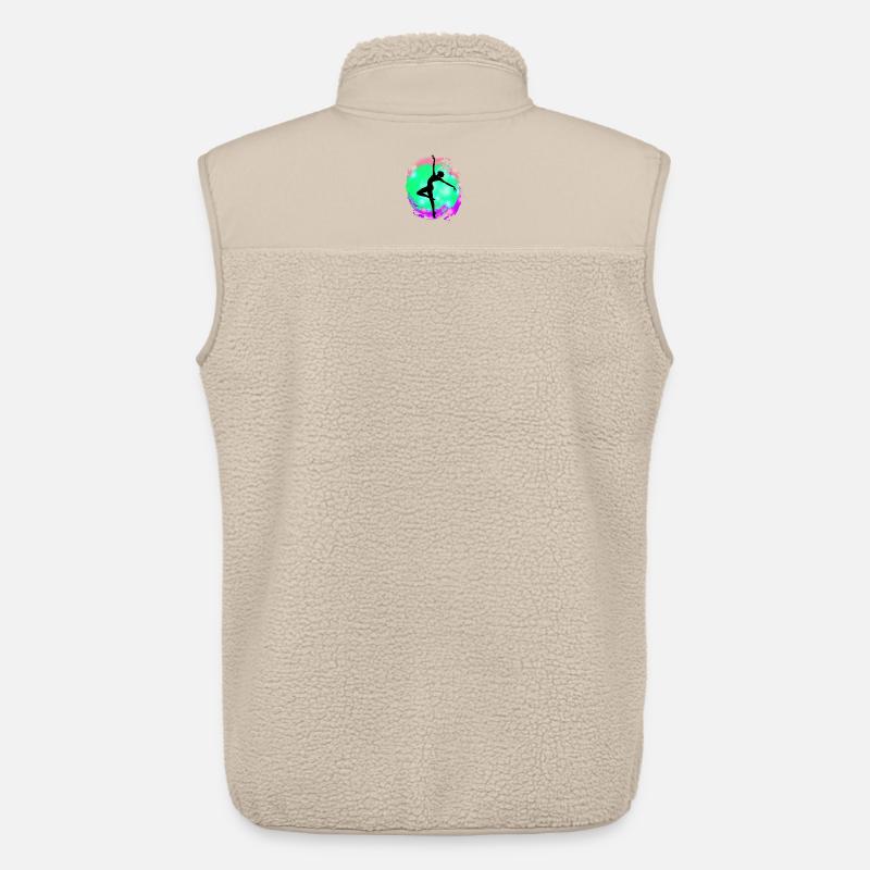 Tänzerin Silhouette Neon-Splash - Unisex Sherpaweste von Stanley/Stella - Beige