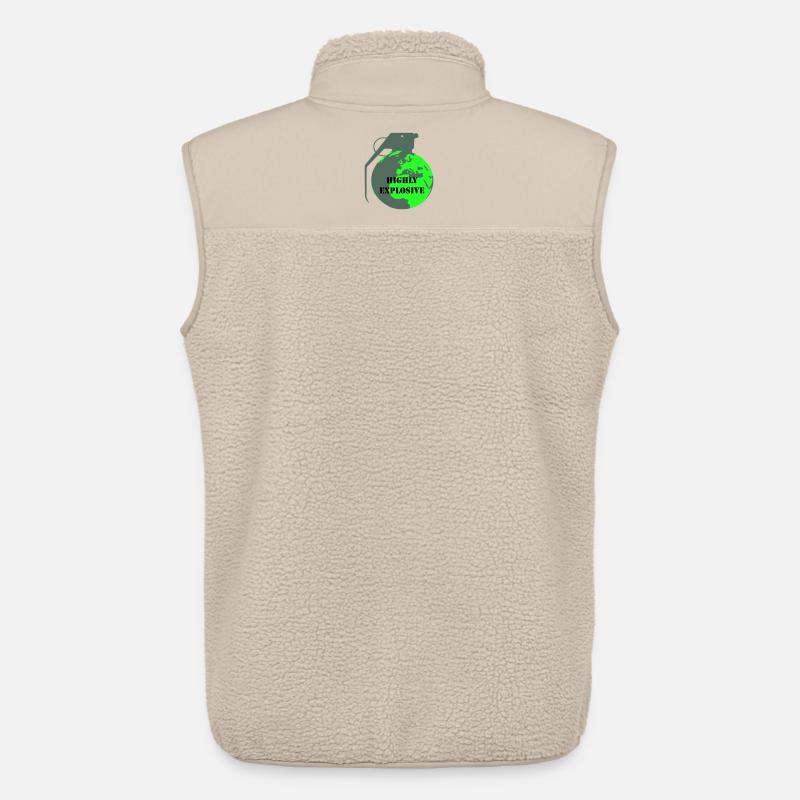 Explosive Erde - Unisex Sherpaweste von Stanley/Stella - Beige
