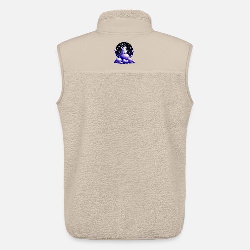 Mondträume Maus mit Bubble Tea - Unisex Sherpaweste von Stanley/Stella - Beige