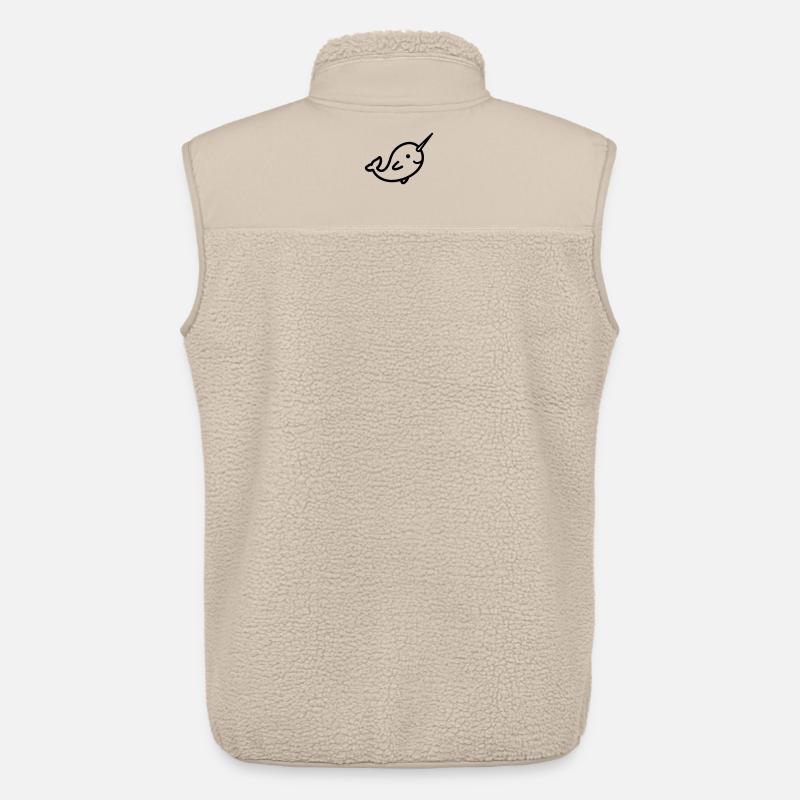 Narwal - Unisex Sherpaweste von Stanley/Stella - Beige